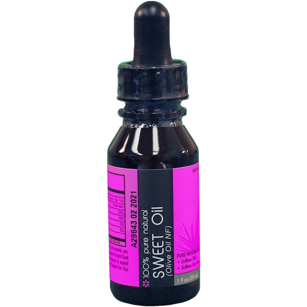 Humco Ear Drops Natural Sweet Olive Oil With Dropper, 2 Oz